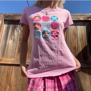 SOLDofficial vintage paul frank top 🐵 💗💀🌈⭐️✨